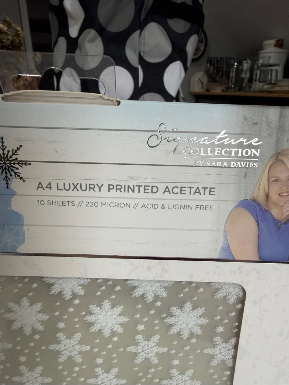 Crafters Companion Winter Wonderland Luxury Printed Acetate
